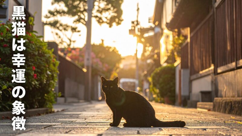【黒猫との出会いは幸運のチャンス】スピリチュアルな力を活かす開運アクション&アイテム！ 