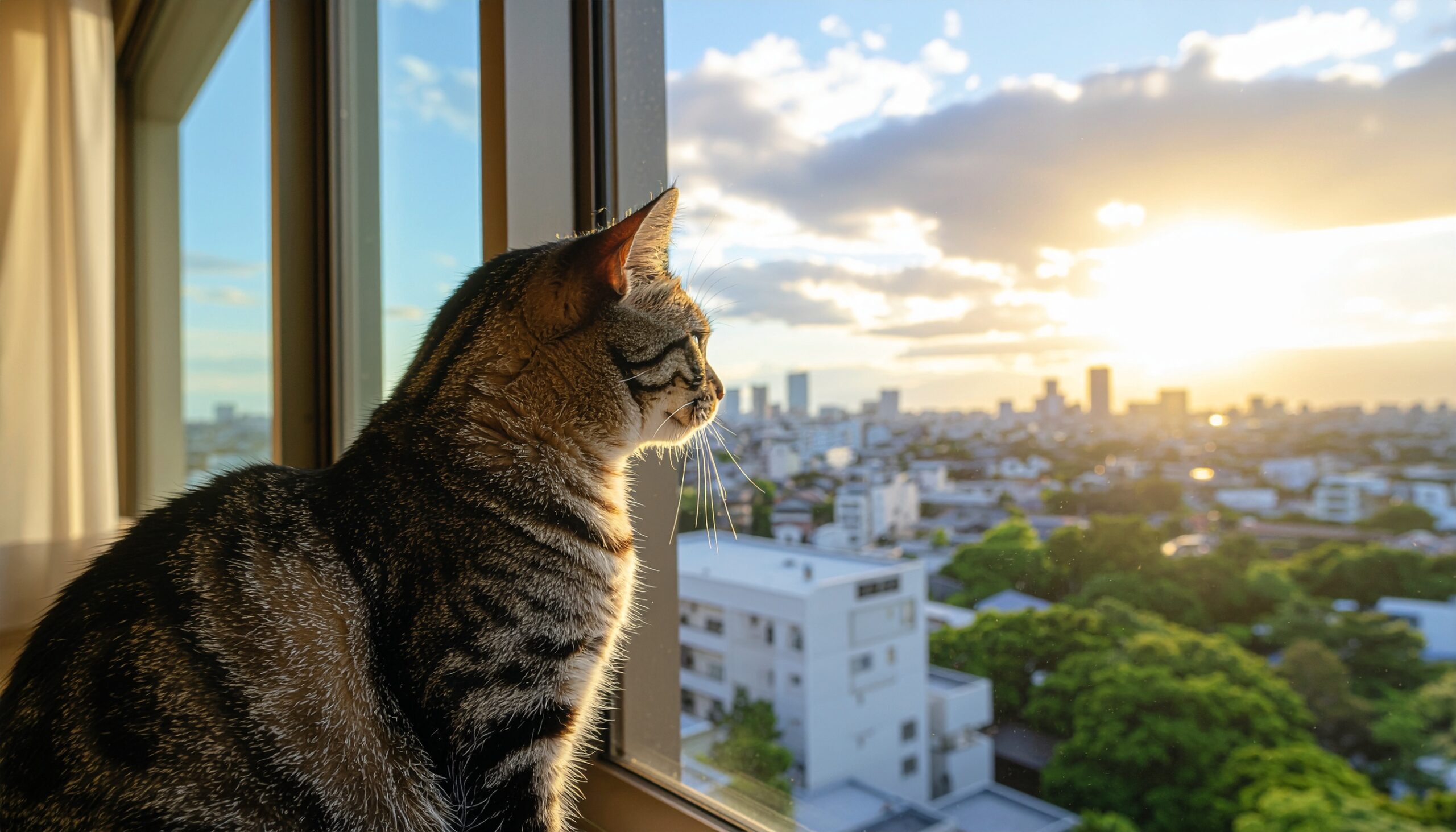 「外への興味」と「安心できる室内環境」を両立したイメージに