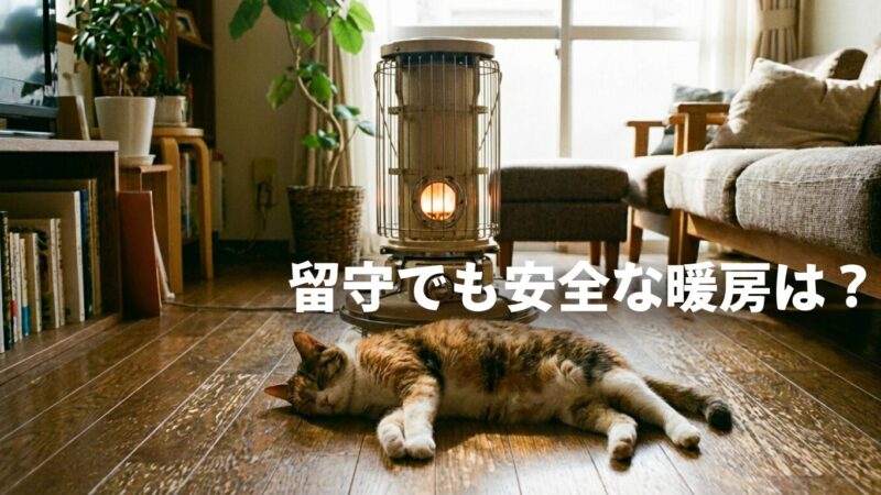 【留守番も安心】猫に安全な暖房器具の選び方｜事故や乾燥を防いで愛猫の健康維持 