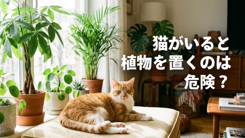 猫と緑のある暮らし｜安全な観葉植物10選と危険植物の正しい知識 