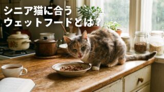 高齢猫のウェットフード選び｜総合栄養食を起点に愛猫に合う商品の選び方 
