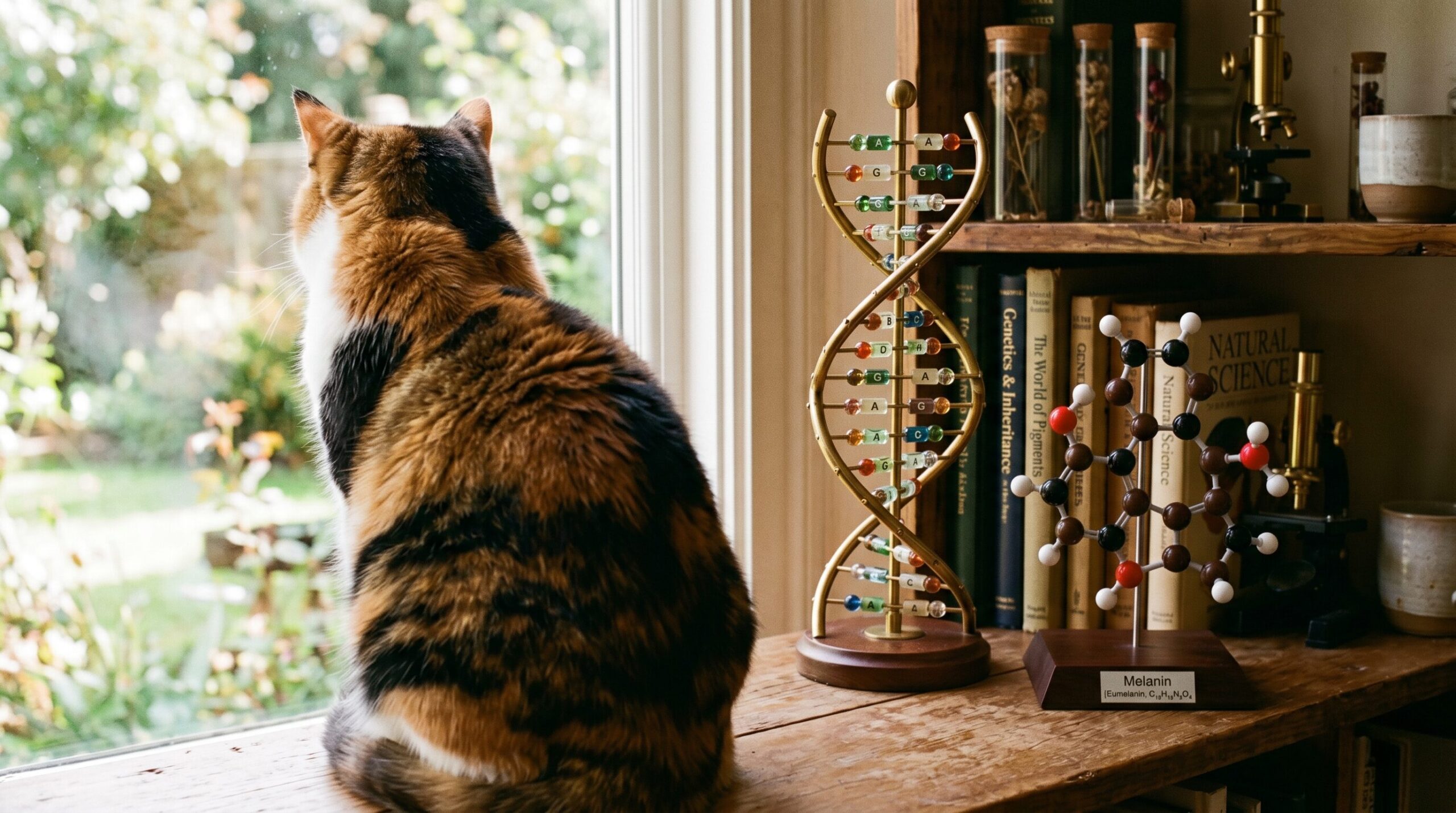 猫の毛色と性格の科学的な関係を調べている研究のイメージ写真