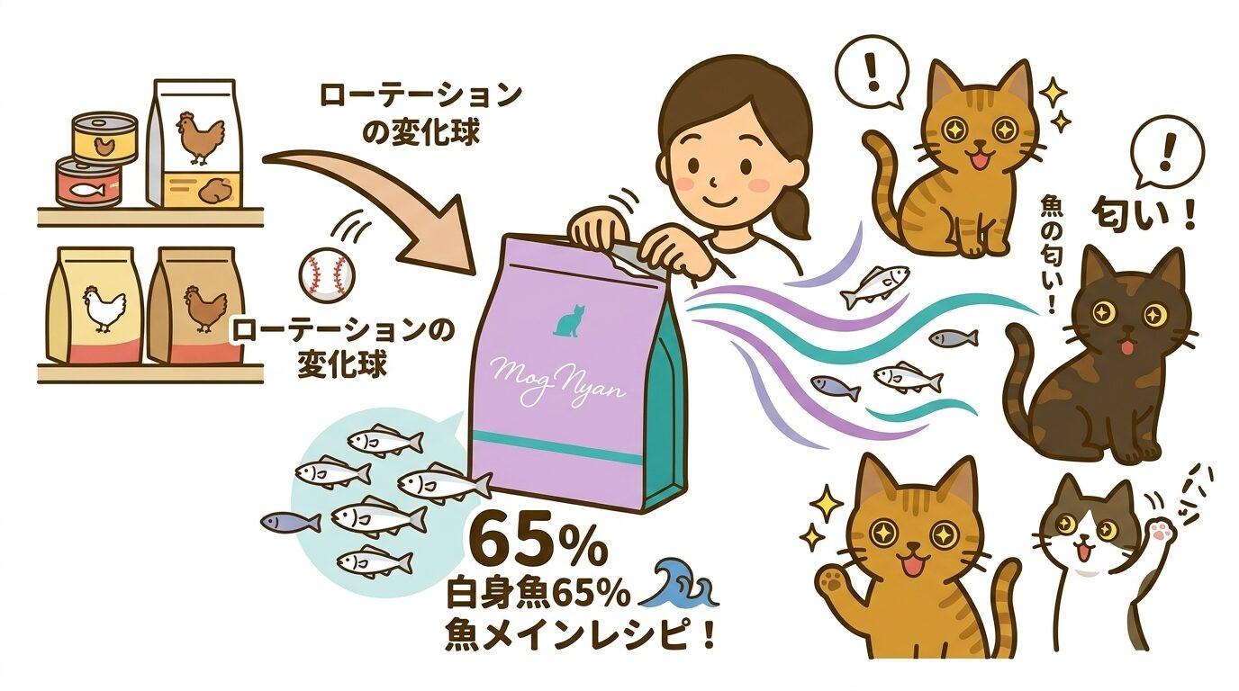 モグニャンキャットフードの特徴
