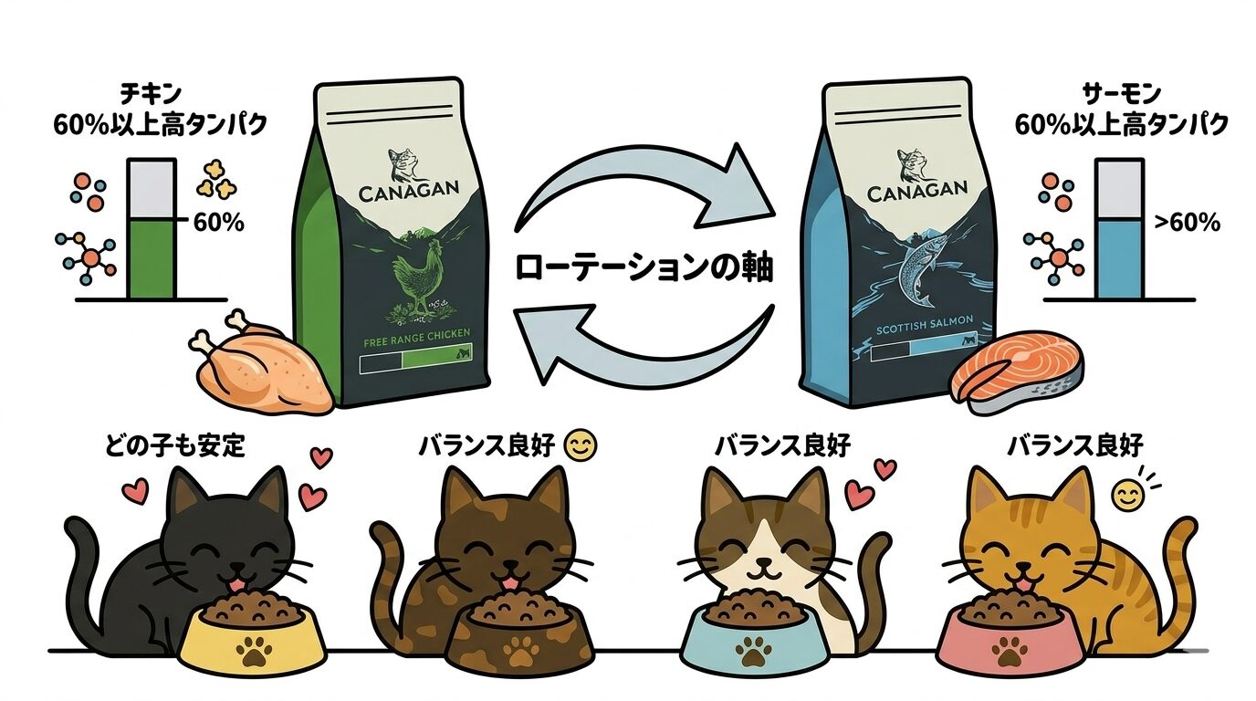 カナガンキャットフードの特徴